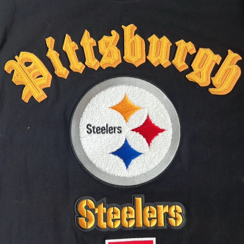 Pro Standard Pittsburgh Steelers Football Old English T-Shirt Size XL